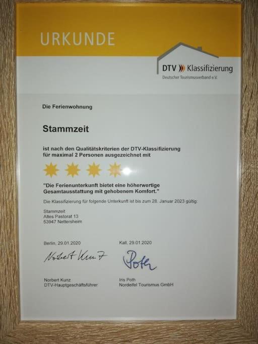 4 Sterne Ferienwohnung Stammzeit Nettersheim Zewnętrze zdjęcie
